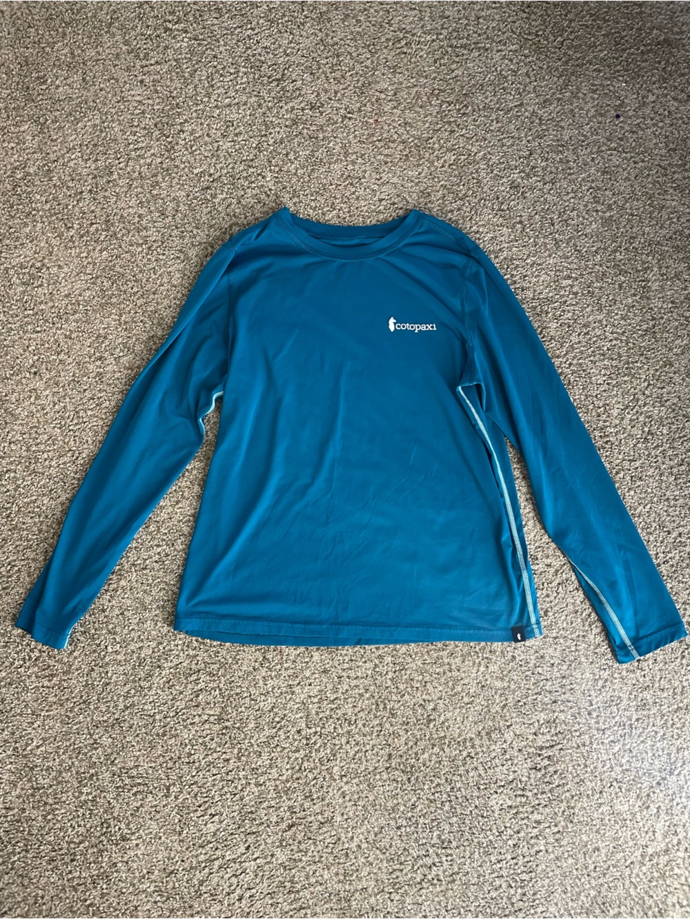 cotopaxi Teal Long Sleeve Performance Tee
